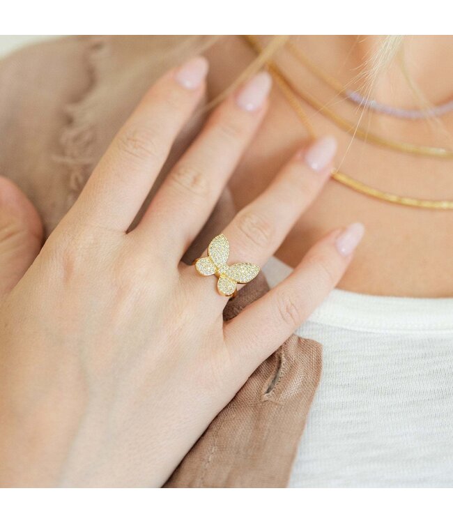 Stronger than Before, Butterfly Statement Ring