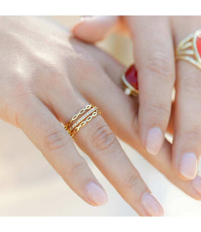 Ultra Delicate Pave Ring