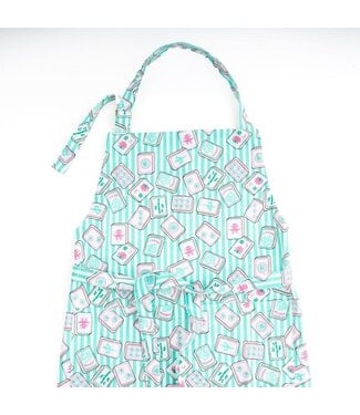 Mahjong Stripe Apron