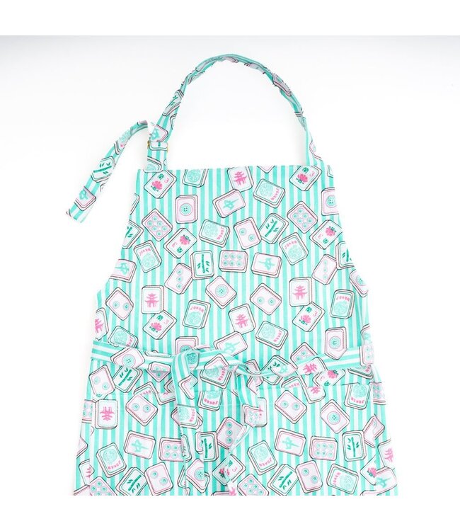 Mahjong Stripe Apron