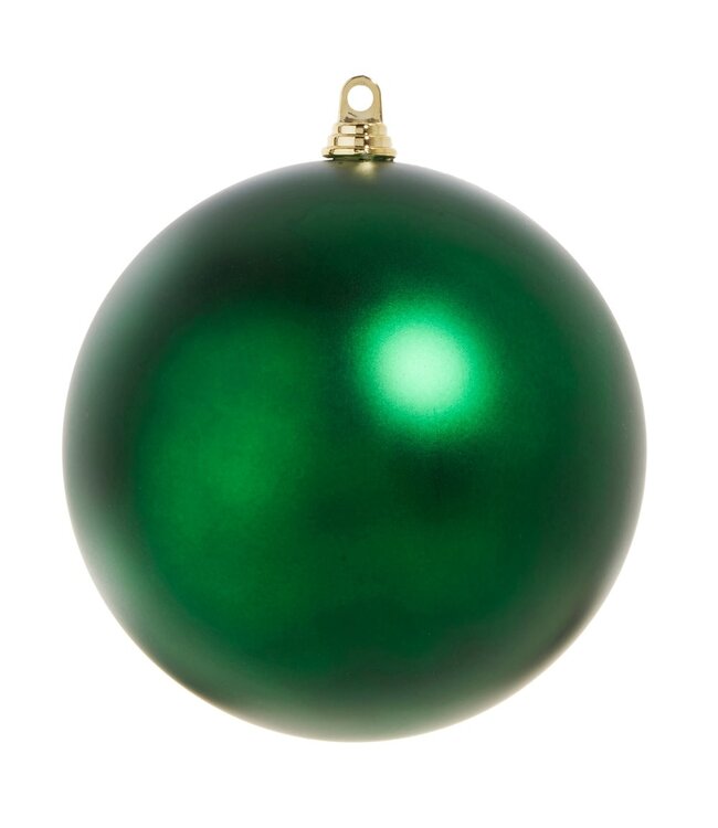 10" Matte Green Ball Ornament