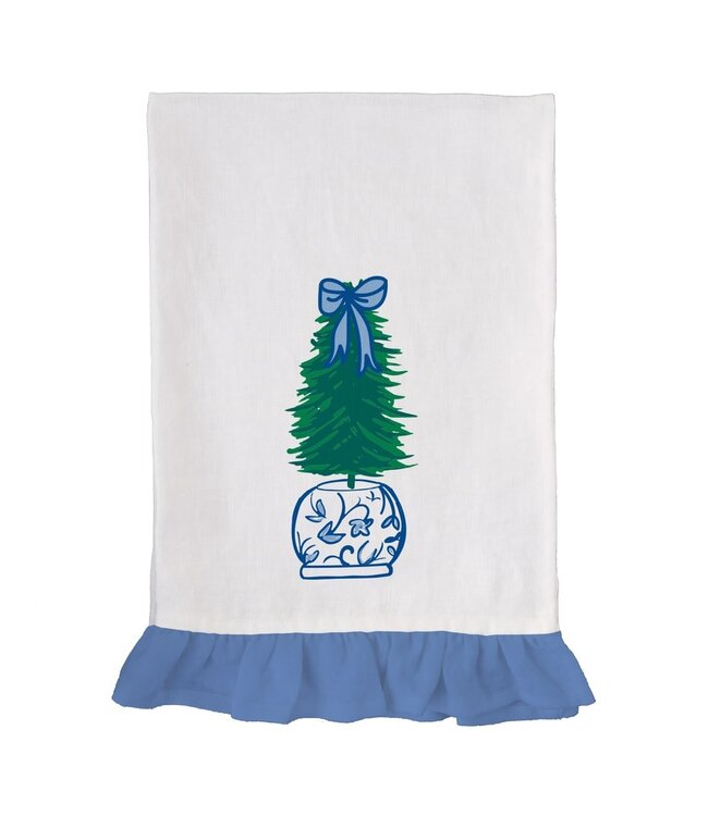 Tea Towel Embroidered