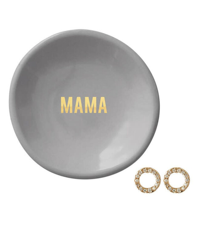 Ceramic Ring Dish & Earrings