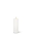 White Wax Luminara Slim Indoor Pillar Candles