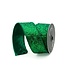 Chunky Glitter Ribbon - Emerald