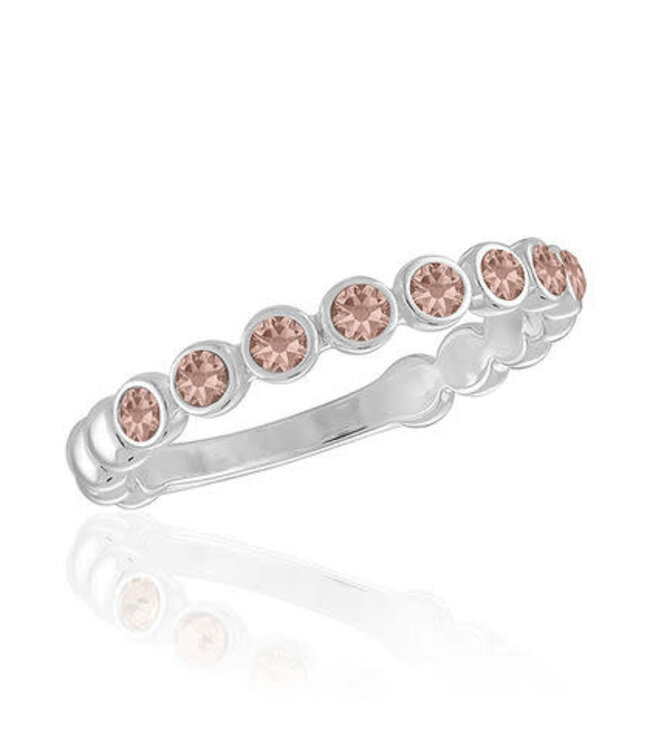 Vintage Rose Infinity Stack Ring