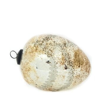 Notre Dame Glass 5" Egg Ornament