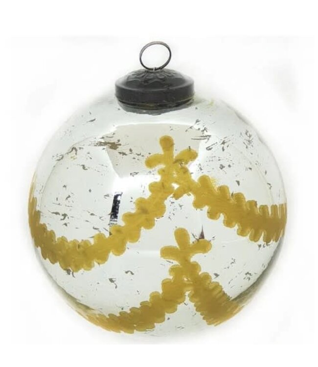 Venetian Glass 6" Ball Ornament