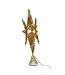 15" Twinkling LED Gold Starburst Treetop