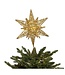 15" Twinkling LED Gold Starburst Treetop