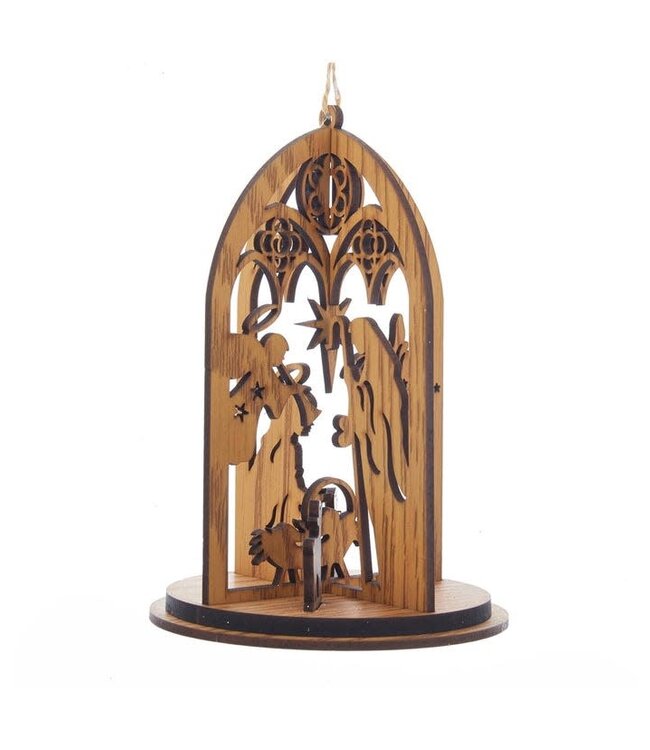 Wooden Angel Ornament