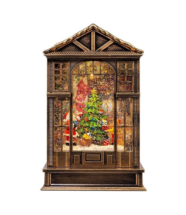 10" Battery Operated LED Lighted Tree Water Lantern