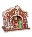 Battery-Operated Light Up Nativity Gingerbread House