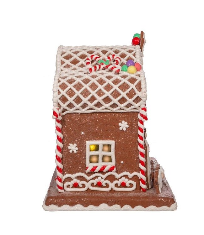 Battery-Operated Light Up Nativity Gingerbread House