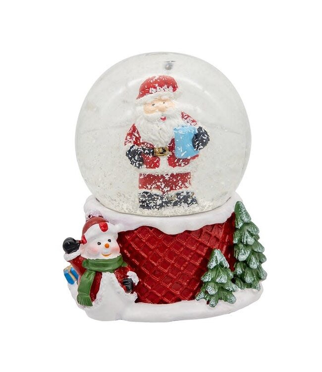 45MM Santa & Snowman Water Globe - Sold Individually