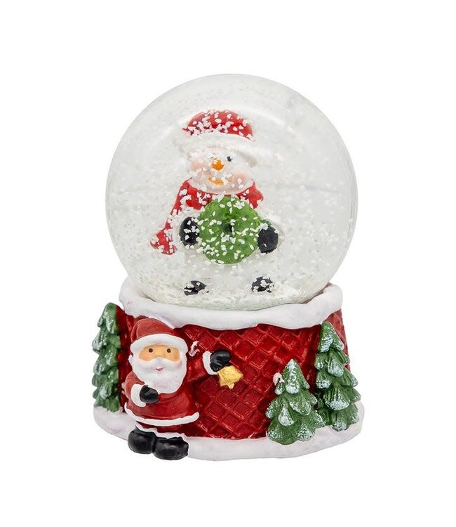 45MM Santa & Snowman Water Globe - Sold Individually