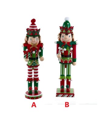 15" Elf Nutcracker - Sold Individually
