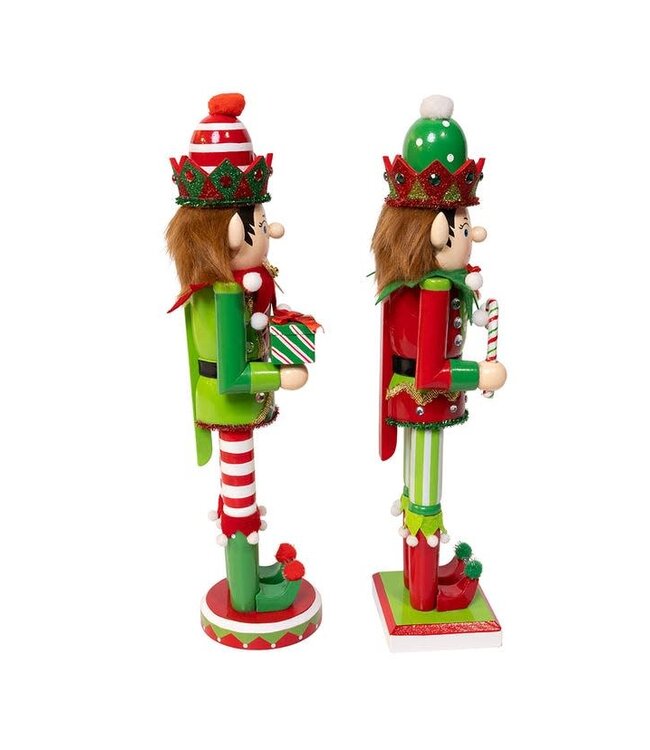 15" Elf Nutcracker - Sold Individually