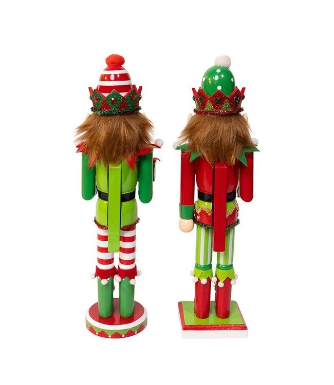 15" Elf Nutcracker - Sold Individually