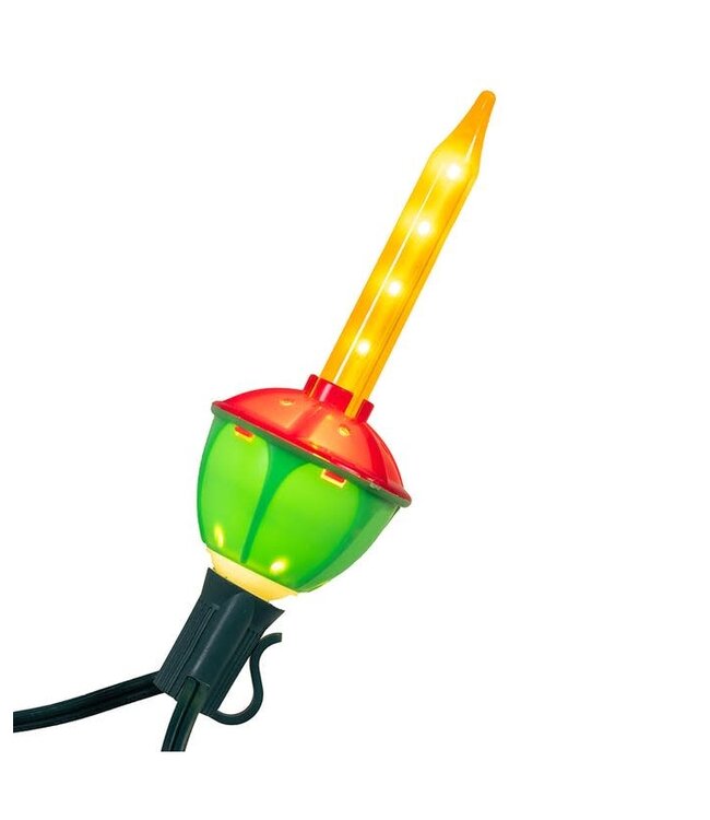 UL 7-Light C7 LED Multicolor Bubble Light Set