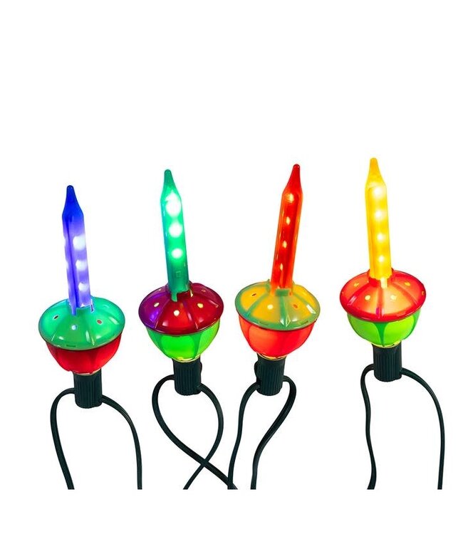 UL 7-Light C7 LED Multicolor Bubble Light Set