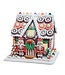 9.5" Battery Operated LED Gingerbread Cookie House