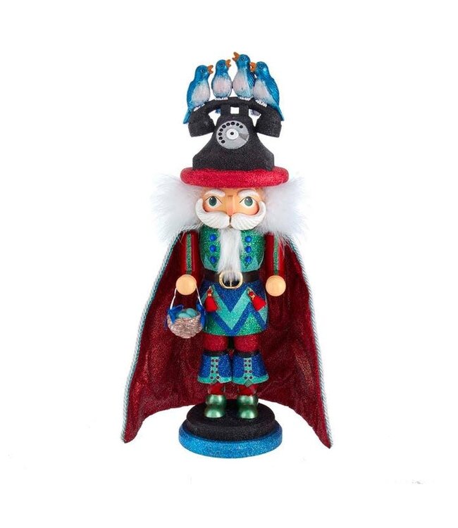 17.5" Hollywood Nutcrackers Four Calling Birds Nutcracker