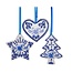 3" Delft Blue Ornament - Sold Individually