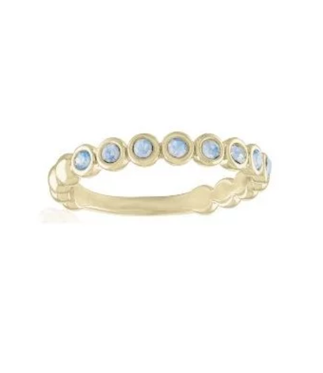 Opalescence Infinity Gold Layers Rings