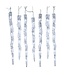 7' 60L Dual Color LED Icicle String Light