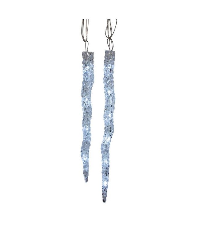 7' 60L Dual Color LED Icicle String Light