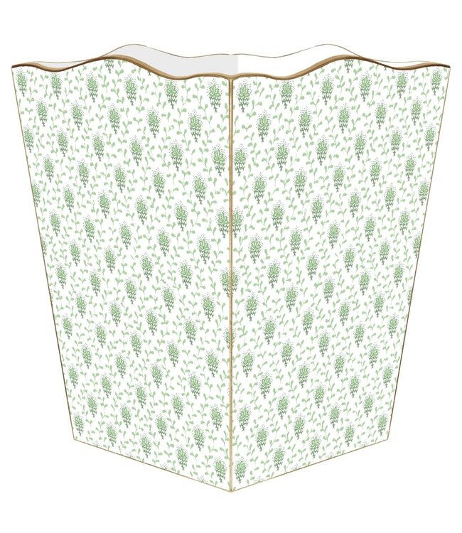 Wastepaper Basket Scalloped Top