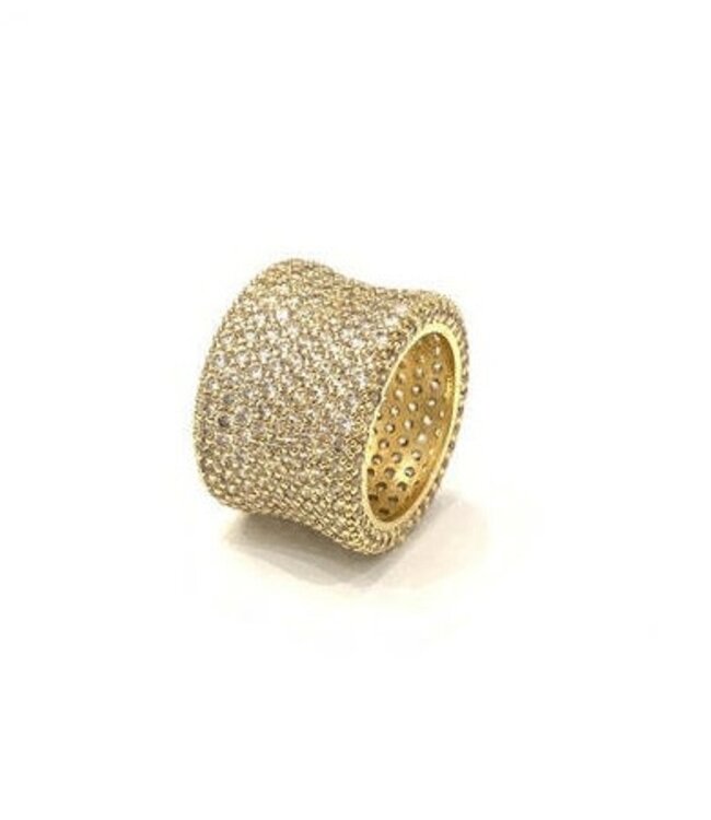 THEIA JEWELRY Micropaved CZ Eternity Ring