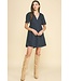Venus V-Neck Tiered Mini Dress