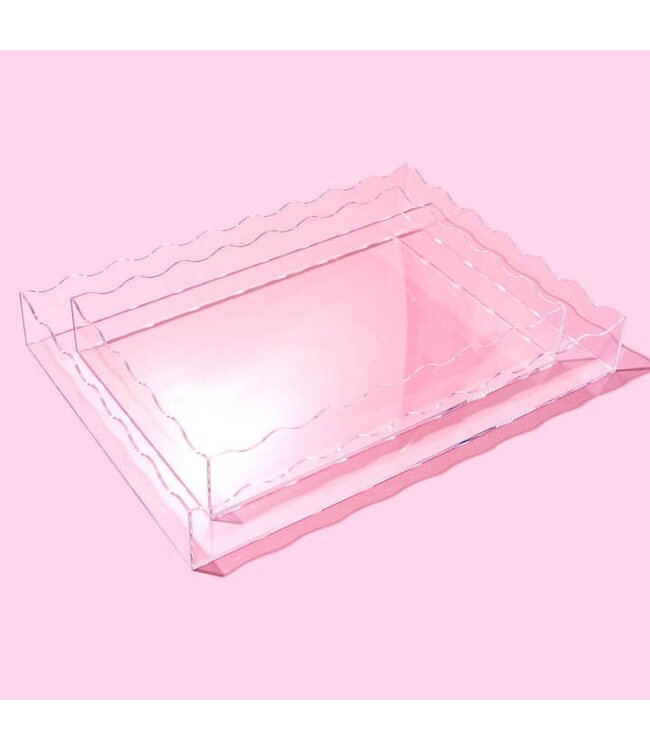 Wavy Rectangle Tray Large