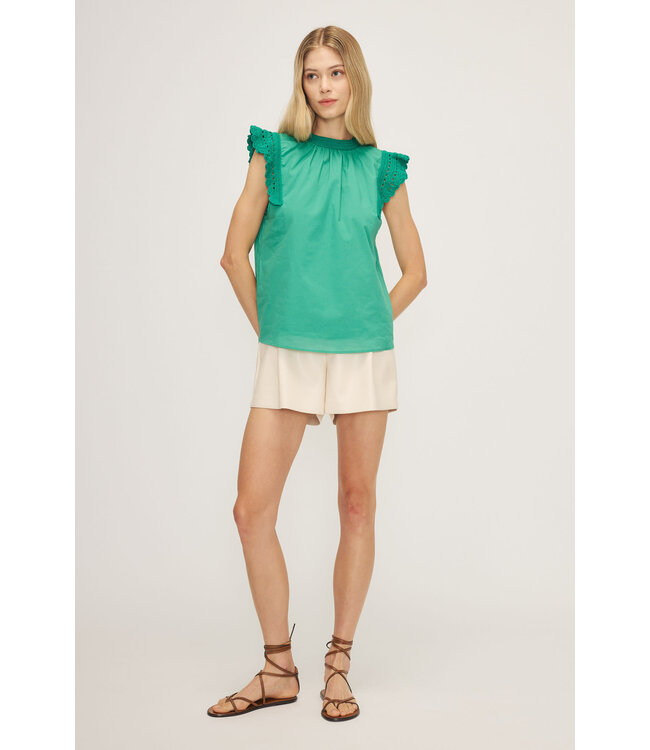 Jolene Top With Crochet