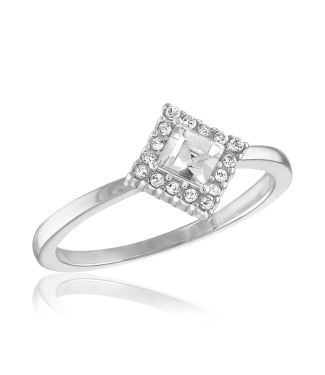 Kite Set Princess Cut Stack Ring