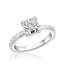 Large CZ Square Stack Ring