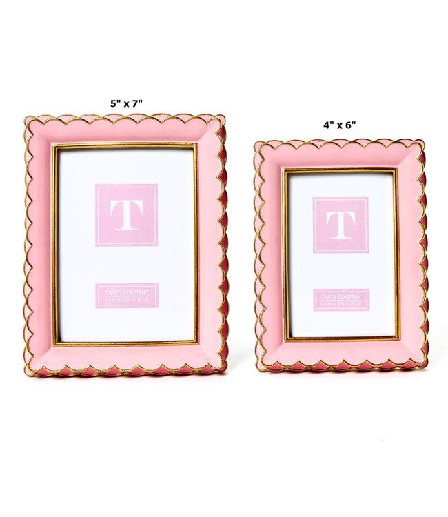 Scalloped Picture Frames