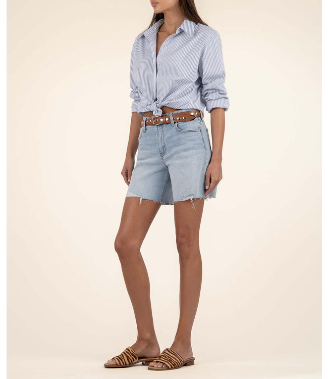 KUT FROM THE KLOTH Hailey High Rise Short with Raw Hem