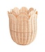 Scallop Wicker Basket