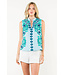 Ellie Sleeveless Embroiled Top