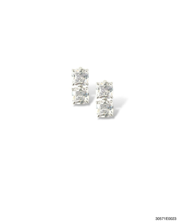 THEIA JEWELRY Clair Double Drop Earrings