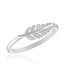 CZ Leaf Stack Ring