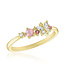 Rose Water Opal Butterfly Gold Layers Ring