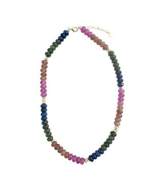 Kerry Necklace - Jewel Tone