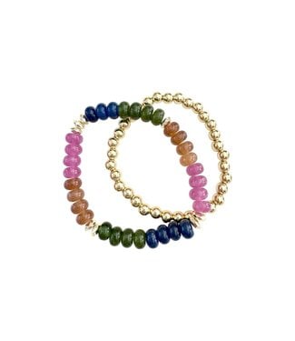 Jamie Bracelet Set - Jewel Tone