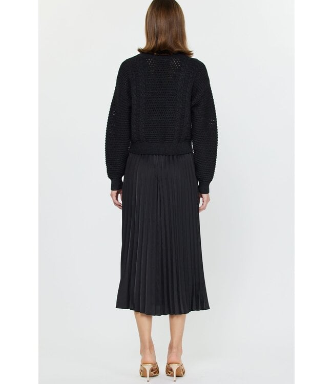 Arian Pullover Sweater & Pleated Dress Sets