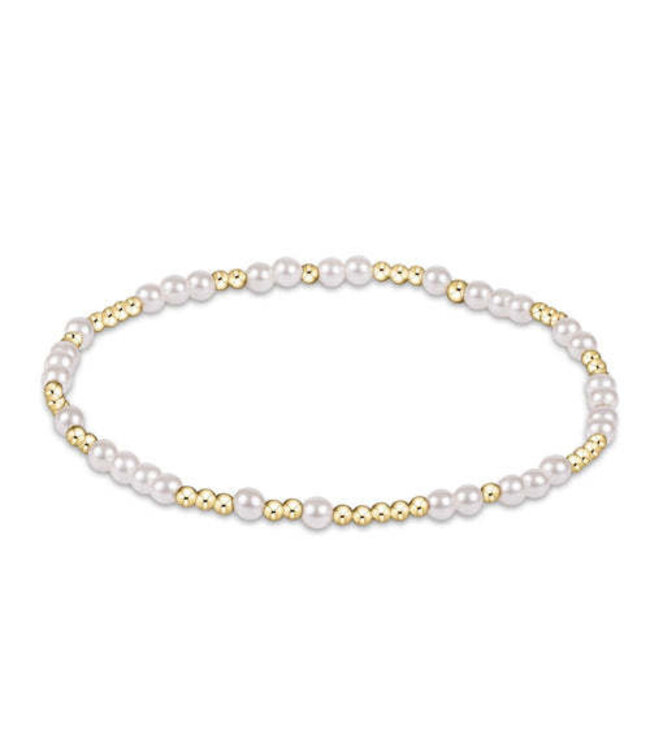 ENEWTON Hope Unwritten 3MM Bead Bracelet - Pearl