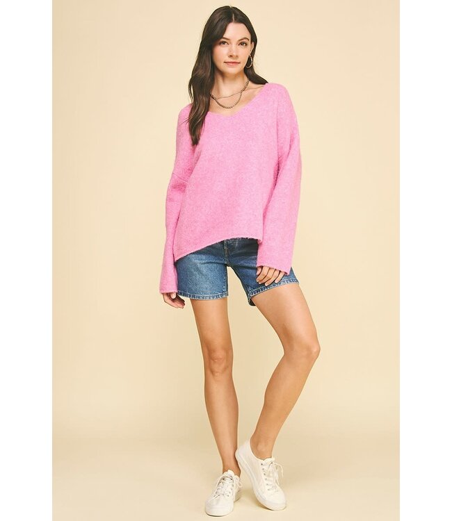 Gail Soft Yarn Knit Sweater